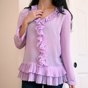 Romantic Ruffle Banana Republic Blouse